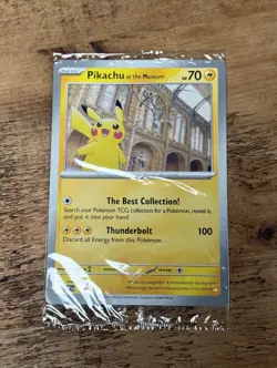 Pokemon Pikachu At The Museum Jumbo Card MEP Promo - New/Sealed In Packet X1⚡⏳ - Image 1