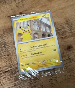 Pokemon Pikachu At The Museum Jumbo Card MEP Promo - New/Sealed In Packet X1⚡⏳ - Image 4