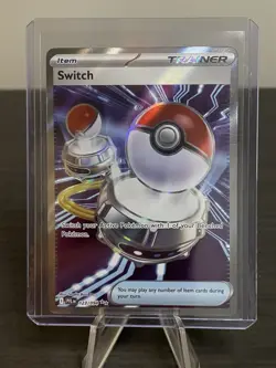 Switch 123/094 PFL Ultra Rare Full Art Trainer Card NM - Image 1