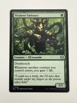 Virulent Emissary MTG Magic the Gathering Card NM Near Mint ECL - Image 1