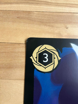 Lorcana Oversized jumbo promo Card Rare Tinker Bell Snowflake Collector Giant - Image 2