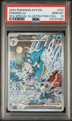 Kingdra ex 131 Sv: Scarlet & Violet Promo Cards Holo PSA 10 - Image 1