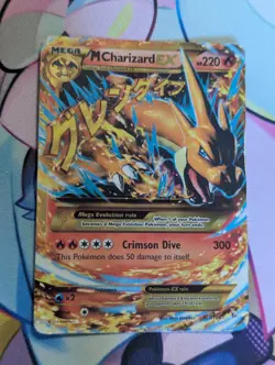 M Charizard EX (Y) Secret Rare 107/106 Flashfire Holo Pokemon Card TCG HP - Image 1