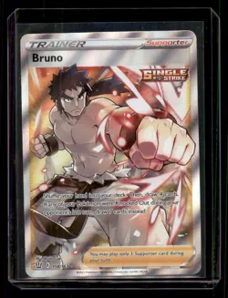 Bruno 158/163 Battle Styles Full Art Trainer - Near Mint Pokemon Card - Image 1