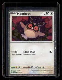 Hoothoot 126/162 (Cosmos Holo Promo) Temporal Forces - Pokemon TCG Near Mint - Image 1