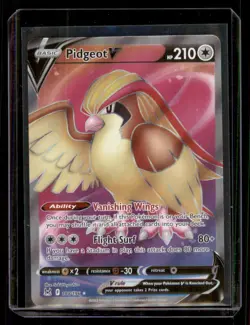 Pidgeot 188/196 Full Art - SWSH11: Lost Origin - Pokemon TCG - NM - Image 1