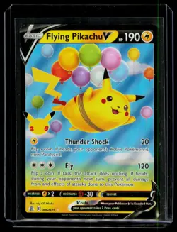 Flying Pikachu V 006/025 Ultra Rare Celebrations 2021 - Pokemon Card TCG - NM - Image 1