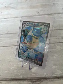 Pokemon TCG Blastoise EX Full Art 184/165 Scarlet & Violet 151 - Image 2