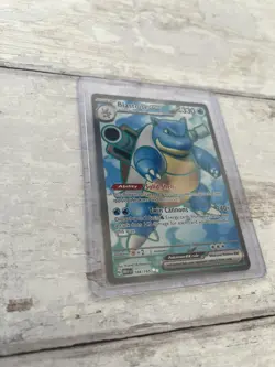 Pokemon TCG Blastoise EX Full Art 184/165 Scarlet & Violet 151 - Image 3