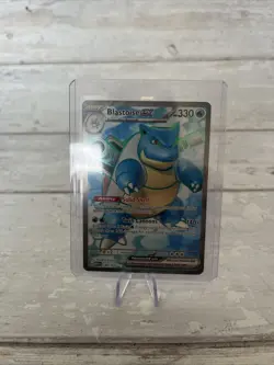 Pokemon TCG Blastoise EX Full Art 184/165 Scarlet & Violet 151 - Image 4