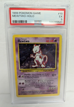1999 Pokemon Game Meetwo-Holo #10 PSA 5 - Image 1