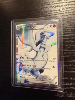 Pokemon Reshiram #113/114 Full Art Ultra Rare Holo, Black And White - Image 1
