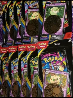 (20×) Packs- Pokemon Phantasmal Flames Booster Blister Pack Cottonee/Whimsicott - Image 1