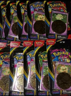 (20×) Packs- Pokemon Phantasmal Flames Booster Blister Pack Cottonee/Whimsicott - Image 2