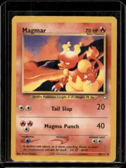Magmar Neo Genesis 40/111 Regular Unlimited Uncommon Pokemon TCG - HP - Image 1