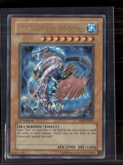 Yu-Gi-Oh! Ocean Dragon Lord - Neo Daedalus Ultra Rare • SD4-EN001 1st Edition - Image 1