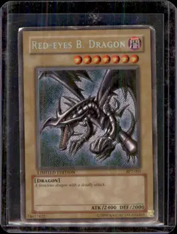 Yugioh Red-Eyes B. Dragon BPT-005 Secret Rare Limited Edition - HEAVY PLAYED - Image 1
