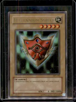 YUGIOH Ultra Rare Millennium Shield MP1-001 McDonalds Promo HP/DM Condition #56 - Image 1