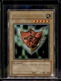YUGIOH Ultra Rare Millennium Shield MP1-001 McDonalds Promo HP/DM Condition #58 - Image 1