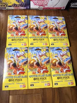 One Piece OP15 Adventure on Kami's Island Sleeved Booster Packs Lot Of 6 Bandai - Image 1
