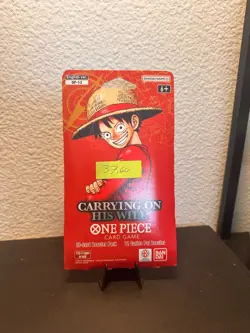 One Piece TCG OP-13 Carrying On His Will New Blister Pack HEAVY SEALED 37.60🔥 - Image 2