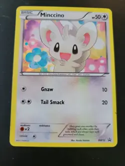 Pokemon Card Black Star Promo - 2011 Minccino BW13 - Image 1