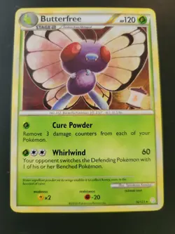 Pokemon Card 2010 HeartGold SoulSilver - Butterfree 16/123 - Image 1