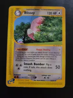 Pokemon TCG Card 2002 Aquapolis eCard Blissey 6/147 - Image 1