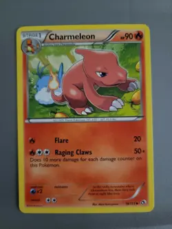 Pokemon TCG Card 2013 Legendary Treasures Charmeleon 18/113 Non-Holo - Image 1