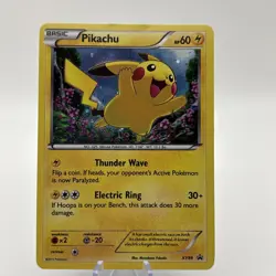 Pikachu XY89 X & Y Ultra Rare Holo Black Star Promo Pokemon Card - Image 1