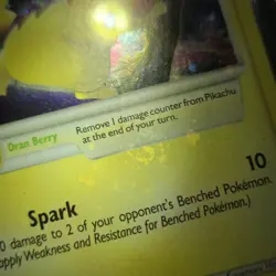 DOUBLE WHOLE SWIRL 🌀💫 HOLO BLEED Pikachu 9/17 Pop Series 6 CGC Pokemon Card - Image 5