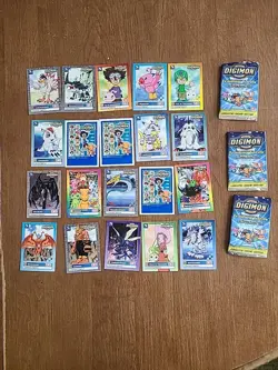 Digimon Trading Cards. 20 Cards. Perfect Condition. With Open Orginal Package - Image 1