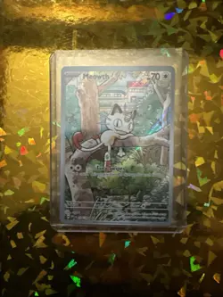 Pokemon Meowth 106/094 Holo Illustration Rare Me02: Phantasmal Flames Card - Image 1