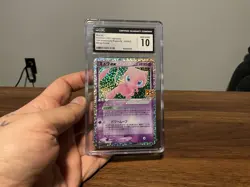 CGC 10 GEM MINT Japanese Pokemon 2021 Mew ex 014/025 Mirage Fores 25th Ann S8a P - Image 1