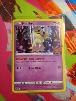 Mimikyu - 081/189 - Holo Rare Trick or Trade BOOster Pokemon TCG NM - Image 1