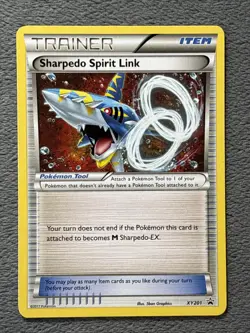 Sharpedo Spirit Link XY201 Black Star Promo 2017 Pokemon Card Trainer - Image 1