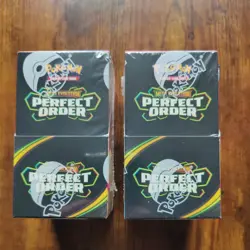 2x Pokemon TCG Perfect Order Half Booster Boxes 36 Packs Factory Sealed - Image 1