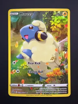 Mareep GG34/GG70 Pokemon Crown Zenith Galarian Gallery Full Art Near Mint (NM) - Image 1