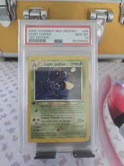 Pokemon Light Ledian 1st Edition Neo Destiny PSA 10 - Image 1