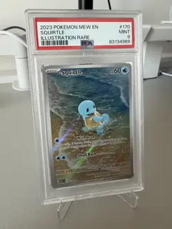 PSA 9 Squirtle 170/165 Pokemon TCG Scarlet & Violet 151 English - Image 1