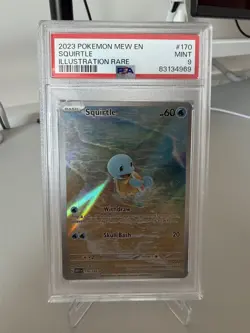 PSA 9 Squirtle 170/165 Pokemon TCG Scarlet & Violet 151 English - Image 3