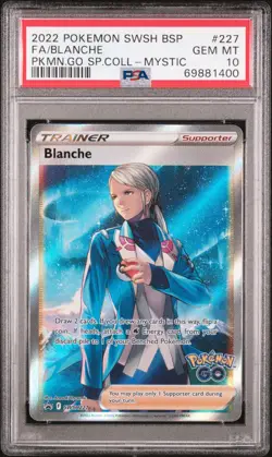 PSA 10 - SWSH BSP - Pokemon Go - Blanche - SWSH227 - Full Art Ultra Rare - Image 1