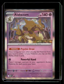 Alakazam MEP 003, Mega Evolution Stamped, Prerelease Pokemon Tcg Promo - NM - Image 1
