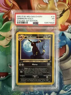 Pokemon 2001 Umbreon PSA 1 Holo 1 Edizione Neo Discovery 13/75 Italiano POP 2 - Image 1