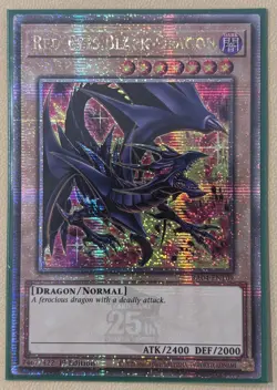 Red-Eyes Black Dragon RA04-EN109 Quarter Century Secret Rare 1st Ed ALT ART - Image 1