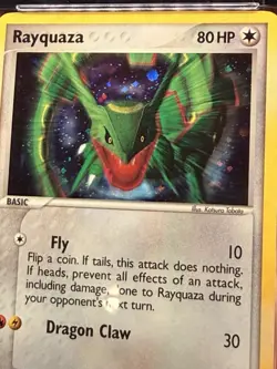 CGC 8.5 Rayquaza 2006 POP Series 1 3/17 Holo Pokemon Card - Image 2