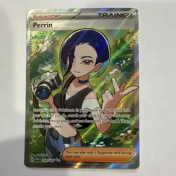 Pokemon Perrin 209/167 Sv06: Twilight Masquerade Full Art Holo Ultra Rare Card - Image 1