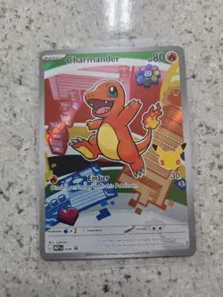 Pokemon Charmander Promo Stamped 80 HP Ember Attack 038 MEP Card - Image 1