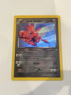Dark Scizor 9/105 Holor Rare Neo Destiny Lightly Played Pokemon Card - Image 1