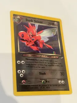 Dark Scizor 9/105 Holor Rare Neo Destiny Lightly Played Pokemon Card - Image 2
